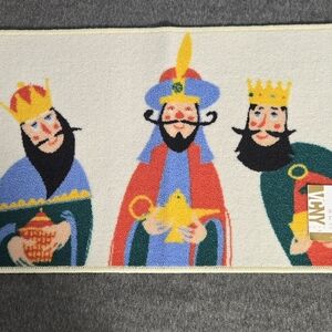Colorful Three Kings Bath Mat
